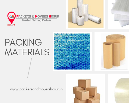 packing materials used by packers and movers hosur